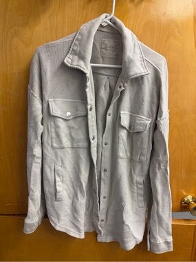 Altar'd State Light Gray Shacket